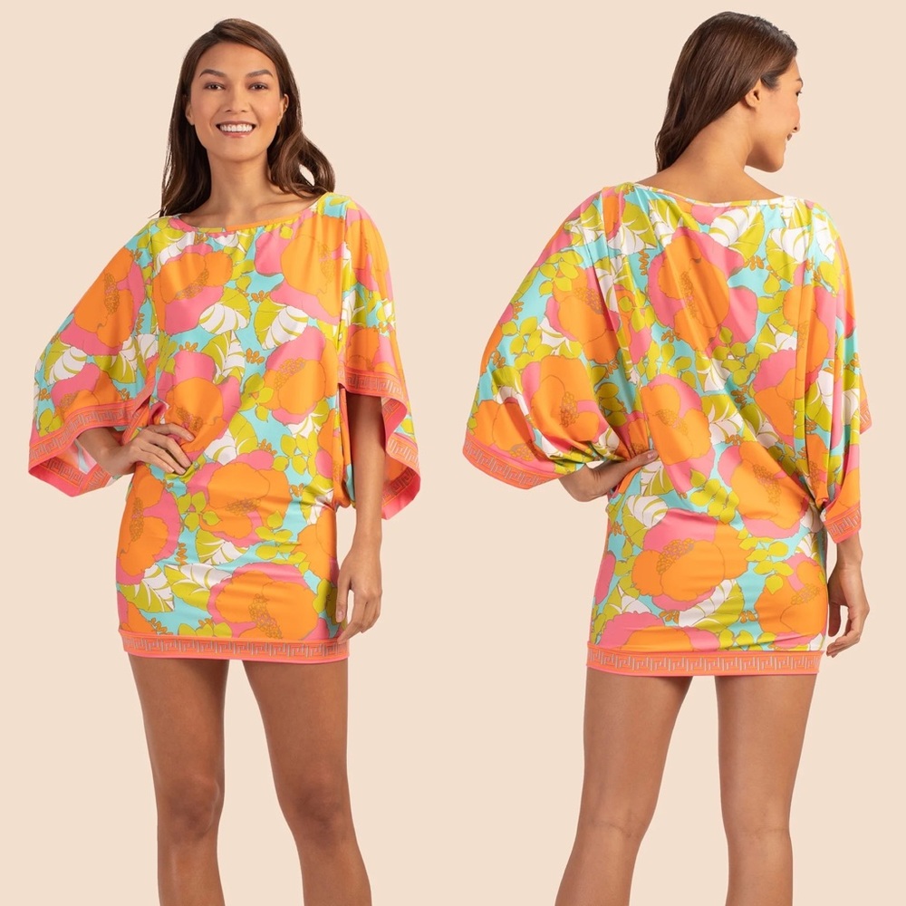 Trina Turk Playa de Flor Swim Tunic Coverup NWT